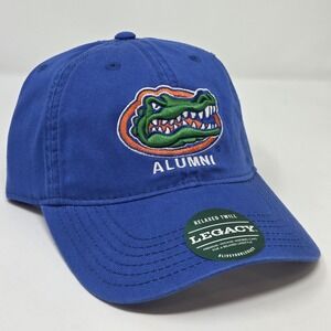 NEW Florida Gators Alumni Hat Cap Blue Orange Cotton Metal Belt Buckle Legacy 92